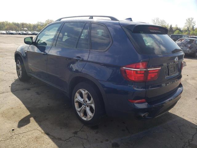 5UXZW0C52BL655158 - 2011 BMW X5 XDRIVE35D BLUE photo 2