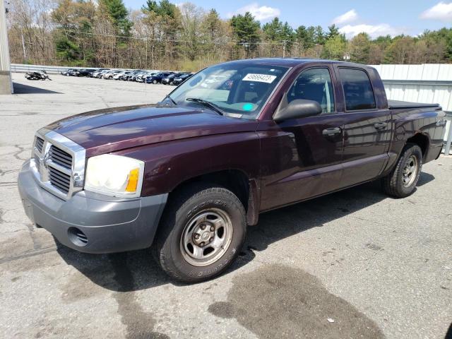 1D7HW28K55S152019 - 2005 DODGE DAKOTA QUAD MAROON photo 1