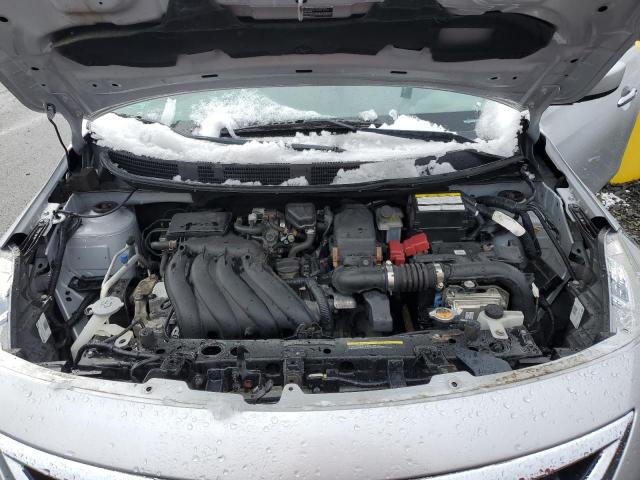 3N1CN7AP6HL806168 - 2017 NISSAN VERSA S SILVER photo 11