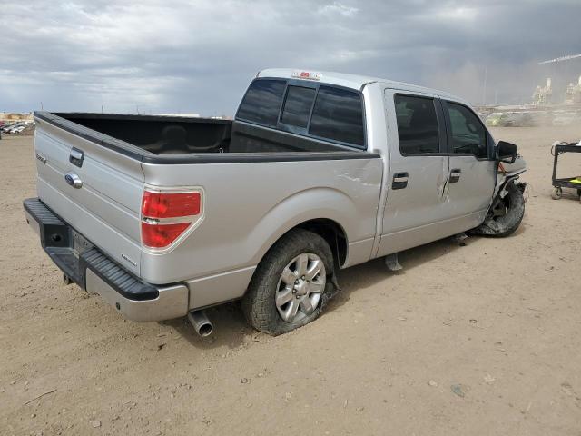 1FTFW1CF7DKD42909 - 2013 FORD F150 SUPERCREW SILVER photo 3