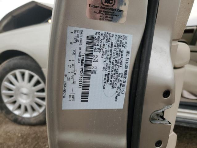 1LNHM81WX4Y606532 - 2004 LINCOLN TOWN CAR EXECUTIVE Բեժ լուսանկար 12