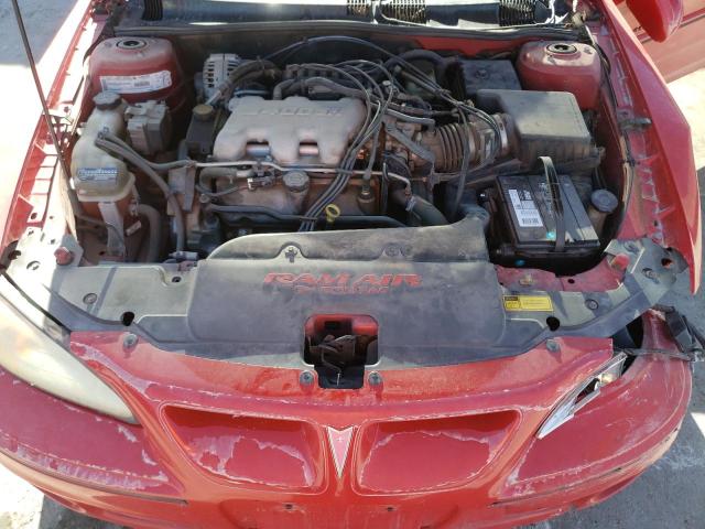 1G2NW52E0YC552123 - 2000 PONTIAC GRAND AM GT RED photo 11