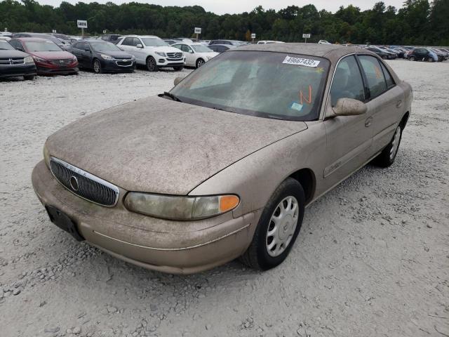 2G4WS52J511178169 - 2001 BUICK CENTURY CUSTOM BEIGE photo 2