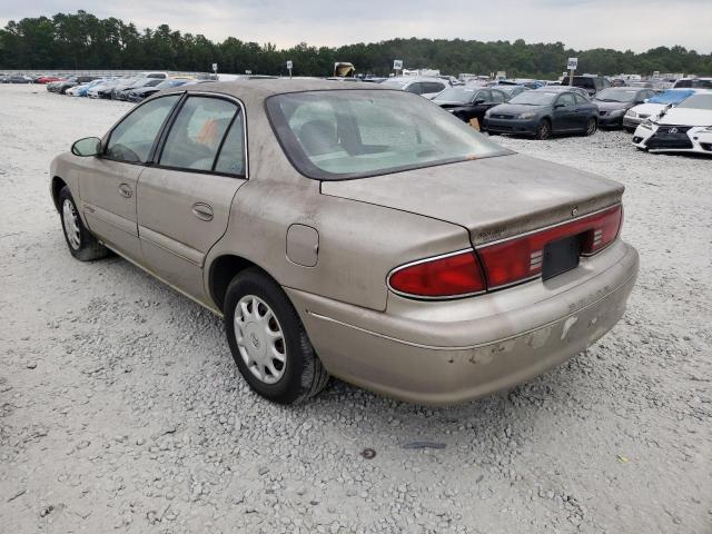 2G4WS52J511178169 - 2001 BUICK CENTURY CUSTOM BEIGE photo 3