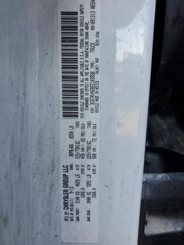 3C6TRVAG9EE103936 - 2014 RAM PROMASTER 1500 STANDARD WHITE photo 12