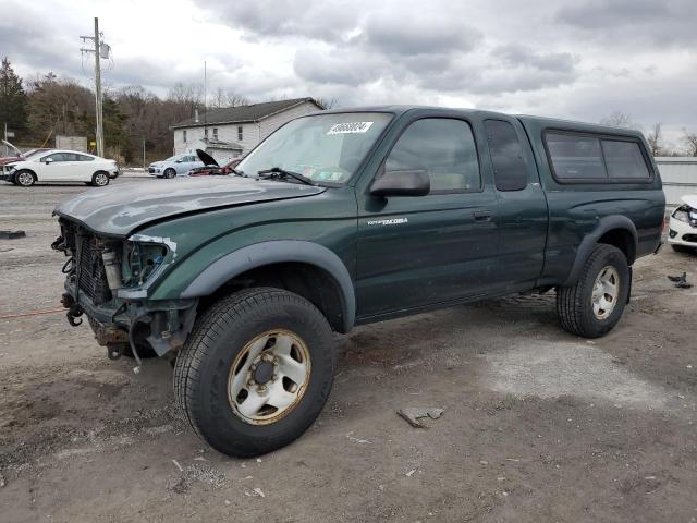 5TEWM72N72Z142252 - 2002 TOYOTA TACOMA XTRACAB GREEN photo 1