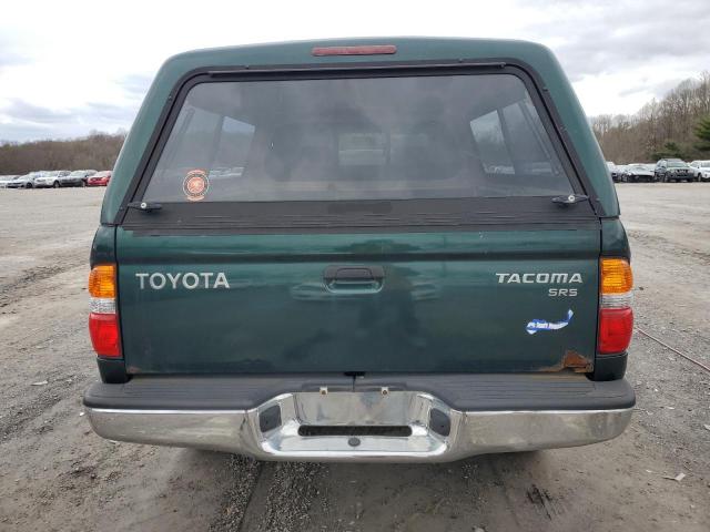 5TEWM72N72Z142252 - 2002 TOYOTA TACOMA XTRACAB GREEN photo 6