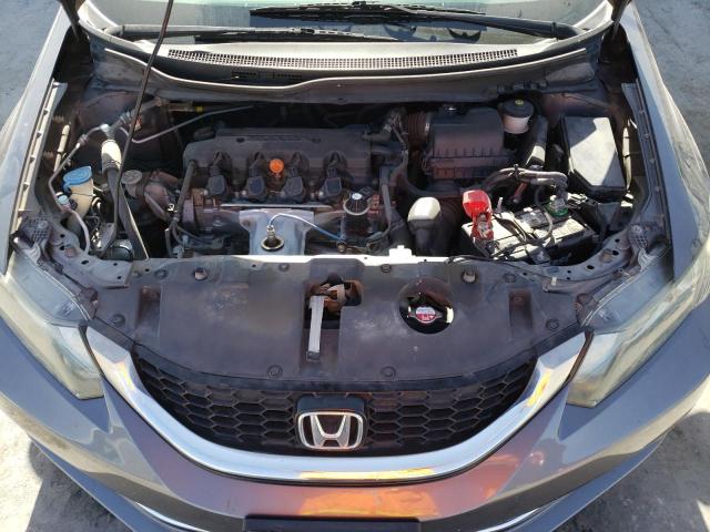 19XFB2F91EE083992 - 2014 HONDA CIVIC EXL GRAY photo 11