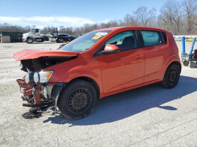 1G1JB6SG9D4211801 - 2013 CHEVROLET SONIC LS ORANGE photo 1