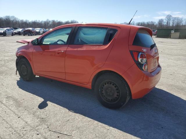 1G1JB6SG9D4211801 - 2013 CHEVROLET SONIC LS ORANGE photo 2