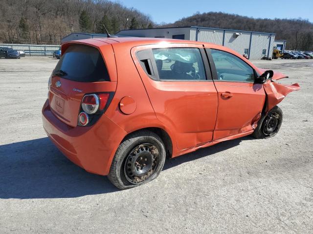 1G1JB6SG9D4211801 - 2013 CHEVROLET SONIC LS ORANGE photo 3