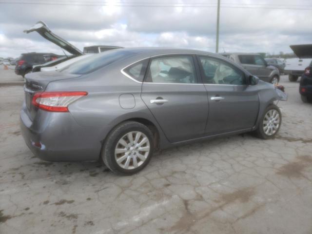 3N1AB7AP1FY250691 - 2015 NISSAN SENTRA S GRAY photo 3