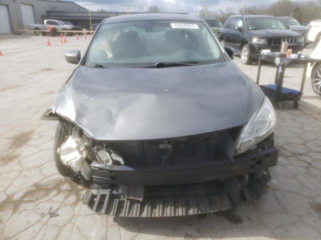 3N1AB7AP1FY250691 - 2015 NISSAN SENTRA S GRAY photo 5