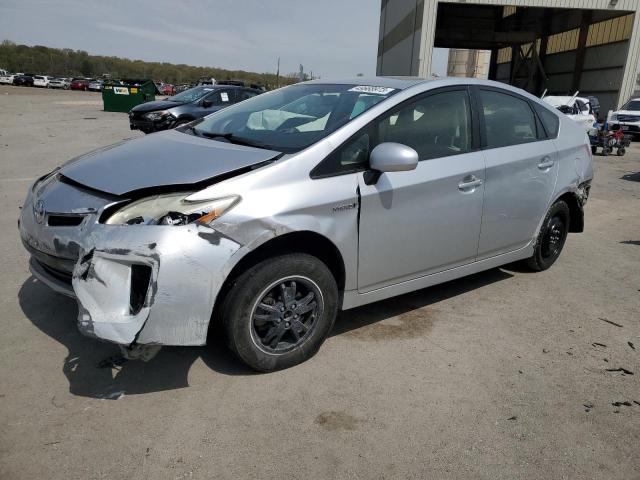 JTDKN3DU2C5458817 - 2012 TOYOTA PRIUS SILVER photo 1