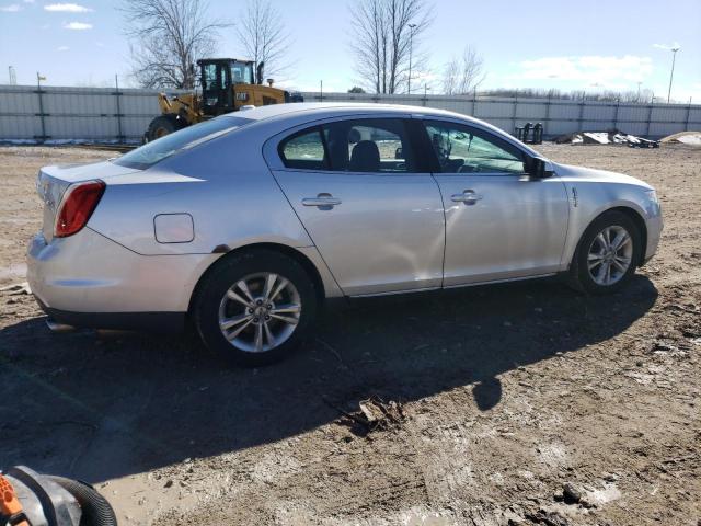 1LNHL9DR3AG602354 - 2010 LINCOLN MKS SILVER photo 3