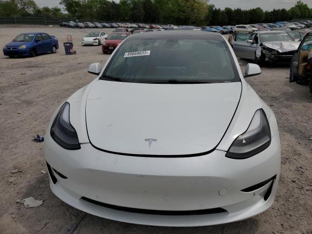 5YJ3E1EA5MF867746 - 2021 TESLA MODEL 3 WHITE photo 5