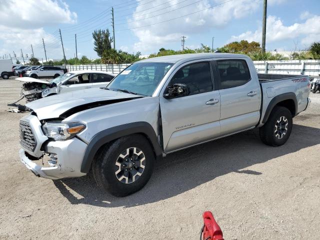 3TMCZ5AN8NM473899 - 2022 TOYOTA TACOMA DOUBLE CAB GRAY photo 1