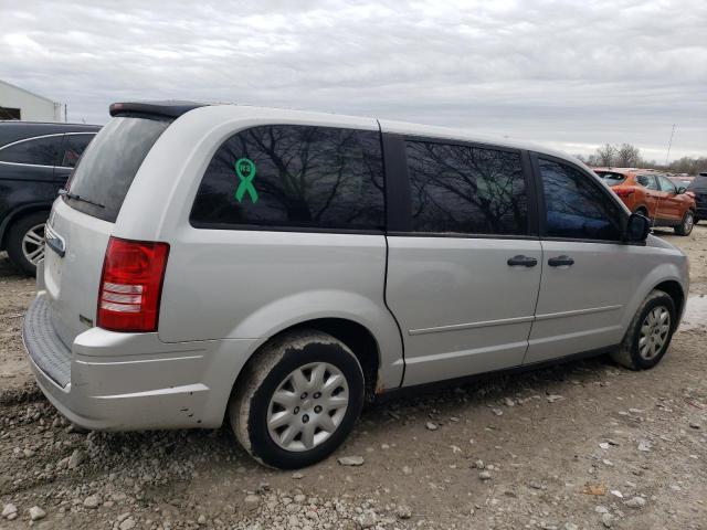 2A8HR44H78R816536 - 2008 CHRYSLER TOWN & COU LX SILVER photo 3