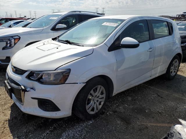 1G1JG6SB3K4104097 - 2019 CHEVROLET SONIC WHITE photo 1