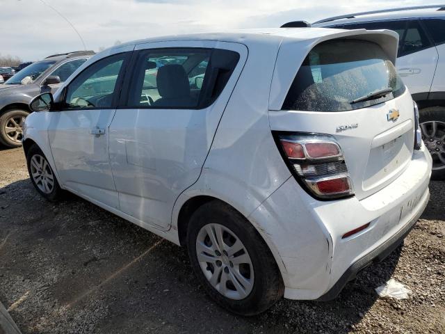 1G1JG6SB3K4104097 - 2019 CHEVROLET SONIC WHITE photo 2