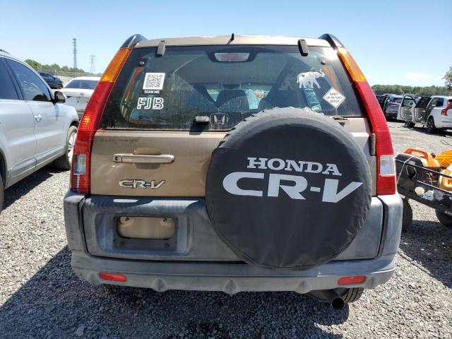 SHSRD68464U208387 - 2004 HONDA CR-V LX TAN photo 6