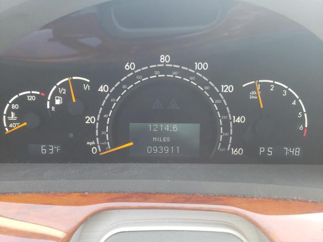 WDBNG83JX5A452218 - 2005 MERCEDES-BENZ S 430 4MATIC CHARCOAL photo 9