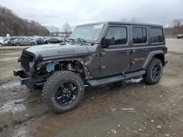 1C4HJXDN9MW749395 - 2021 JEEP WRANGLER U SPORT GRAY photo 1