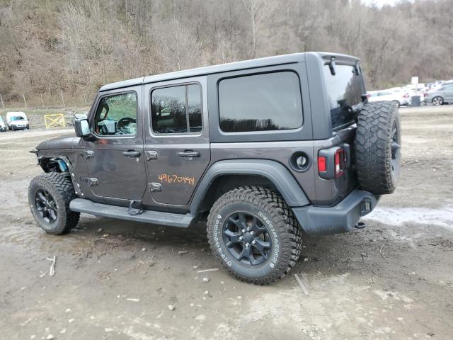 1C4HJXDN9MW749395 - 2021 JEEP WRANGLER U SPORT GRAY photo 2