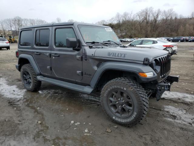 1C4HJXDN9MW749395 - 2021 JEEP WRANGLER U SPORT GRAY photo 4