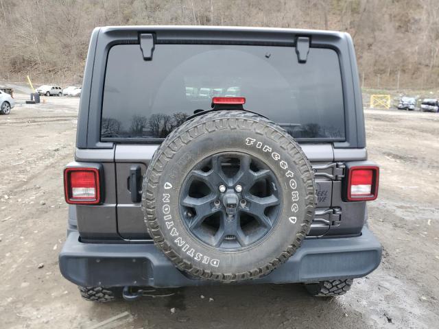 1C4HJXDN9MW749395 - 2021 JEEP WRANGLER U SPORT GRAY photo 6