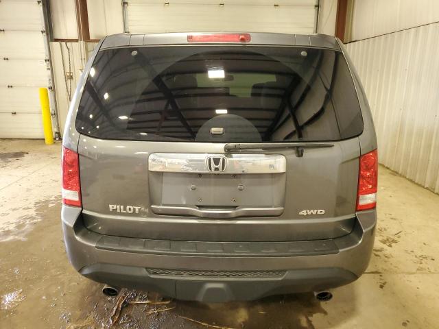 5FNYF4H6XDB039980 - 2013 HONDA PILOT EXL GRAY photo 6