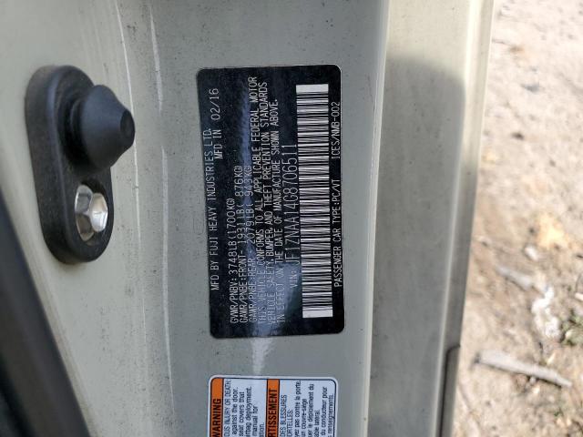 JF1ZNAA14G8706511 - 2016 TOYOTA SCION FR-S BEIGE photo 12