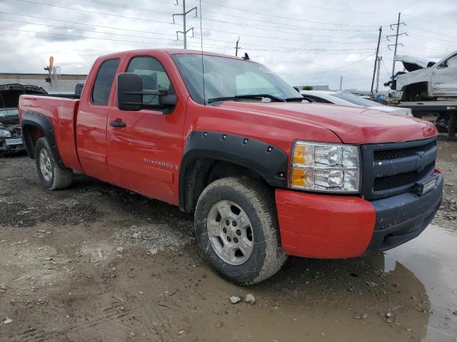 2GCEK19J081130247 - 2008 CHEVROLET 1500 SILVE K1500 RED photo 4