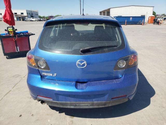 JM1BK143051296197 - 2005 MAZDA 3 HATCHBACK BLUE photo 6