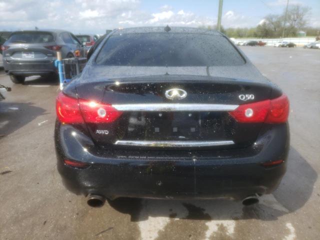 JN1BV7AR2FM408682 - 2015 INFINITI Q50 BASE BLACK photo 6