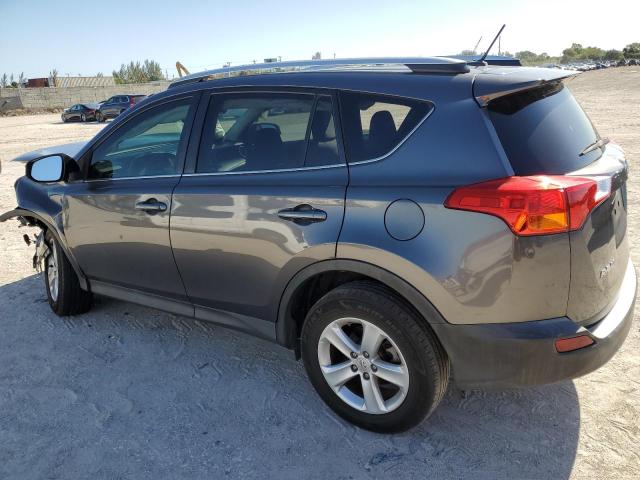 2T3WFREV2EW100914 - 2014 TOYOTA RAV4 XLE GRAY photo 2