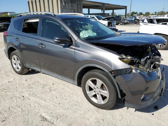 2T3WFREV2EW100914 - 2014 TOYOTA RAV4 XLE GRAY photo 4