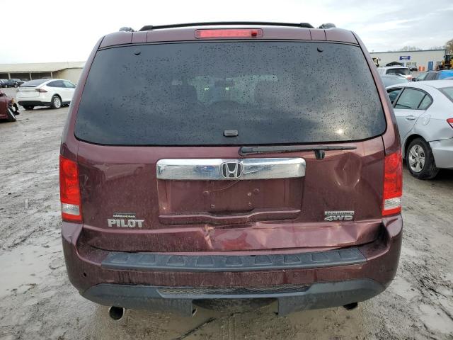 5FNYF4H96DB083873 - 2013 HONDA PILOT TOURING MAROON photo 6