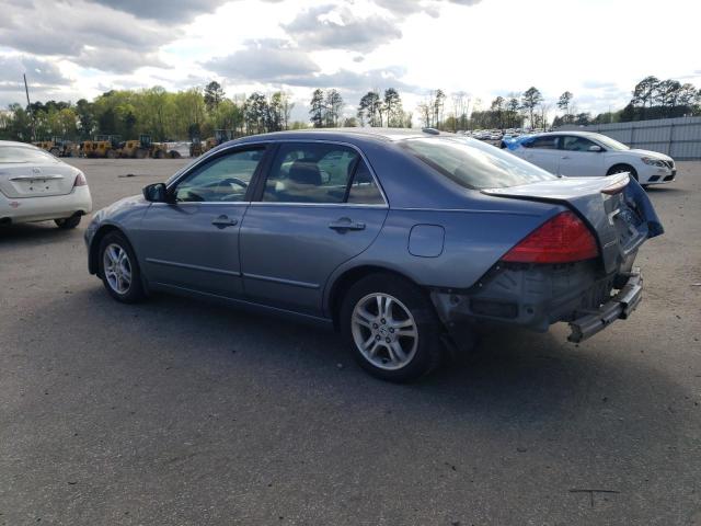 1HGCM56877A038410 - 2007 HONDA ACCORD EX GRAY photo 2