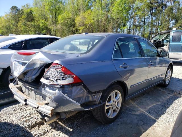 1HGCM56877A038410 - 2007 HONDA ACCORD EX GRAY photo 3