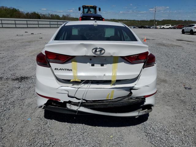 5NPD84LF6JH288113 - 2018 HYUNDAI ELANTRA SEL WHITE photo 6