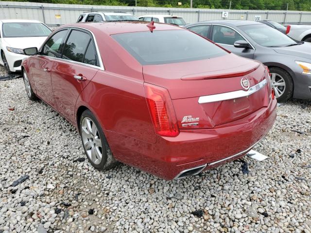 1G6AS5SXXE0131114 - 2014 CADILLAC CTS PERFORMANCE COLLECTION RED photo 2