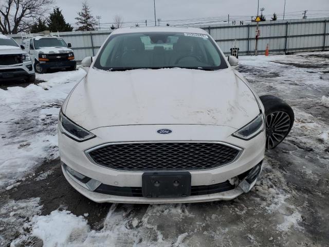 3FA6P0RU0HR262596 - 2017 FORD FUSION TITANIUM HEV SILVER photo 5