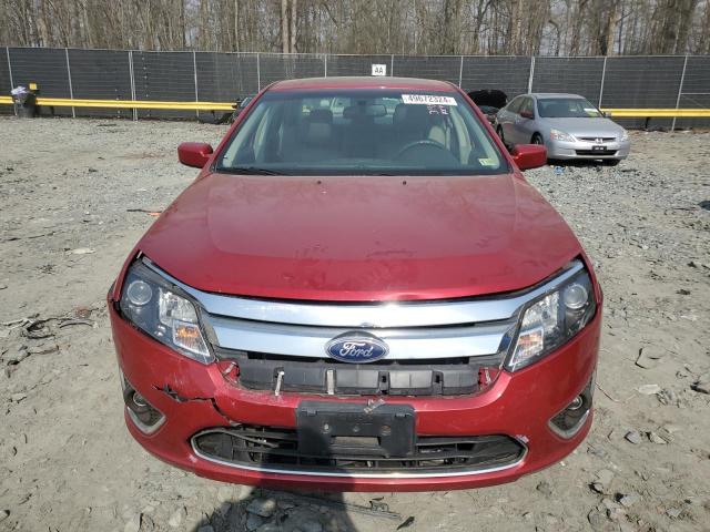 3FAHP0JA0AR427112 - 2010 FORD FUSION SEL RED photo 5