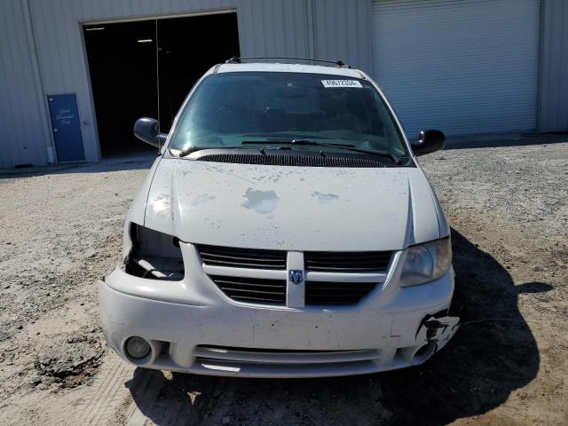 2D8GP44L05R122197 - 2005 DODGE GRAND CARA SXT WHITE photo 5