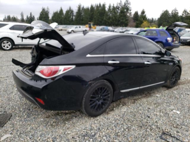 KMHEC4A44FA124549 - 2015 HYUNDAI SONATA HYBRID BLACK photo 3