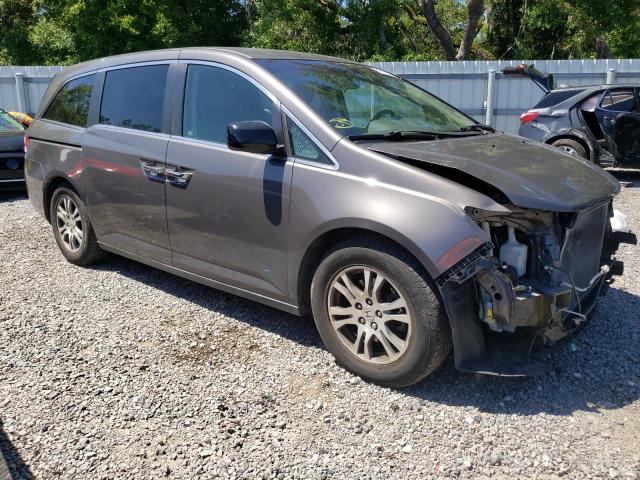 5FNRL5H47CB036602 - 2012 HONDA ODYSSEY EX GRAY photo 4