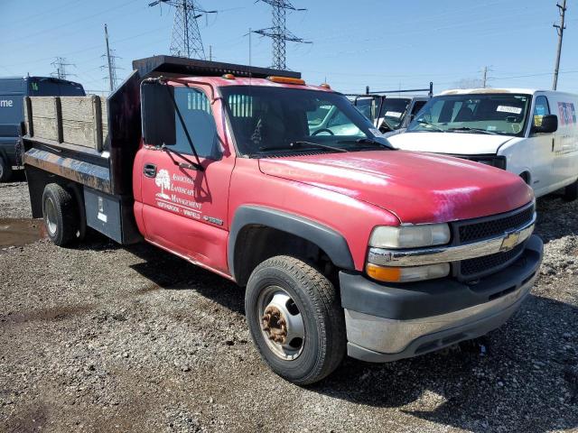 1GBJC34U21F108651 - 2001 CHEVROLET SILVERADO C3500 RED photo 1