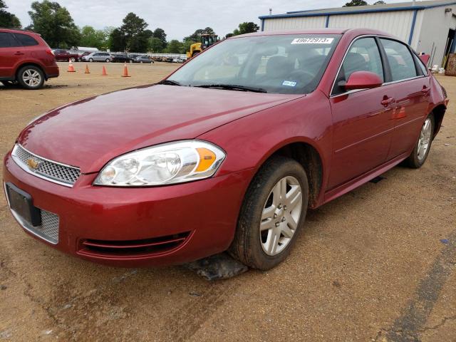 2G1WB5E34E1172122 - 2014 CHEVROLET IMPALA LIM LT RED photo 1