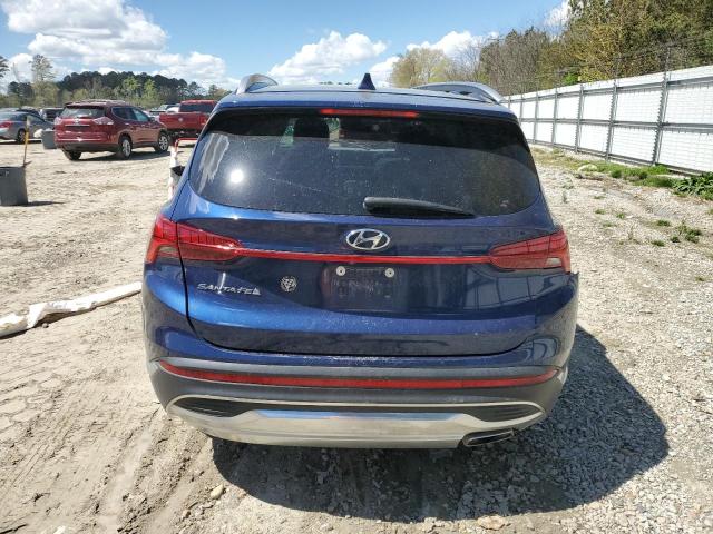 5NMS34AJ3MH346080 - 2021 HYUNDAI SANTA FE SEL BLUE photo 6